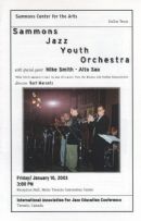 Name: Sammons Center Youth Jazz Orchestra IAJE 2003