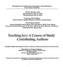 Name: Teaching Jazz A Course of Study Authors